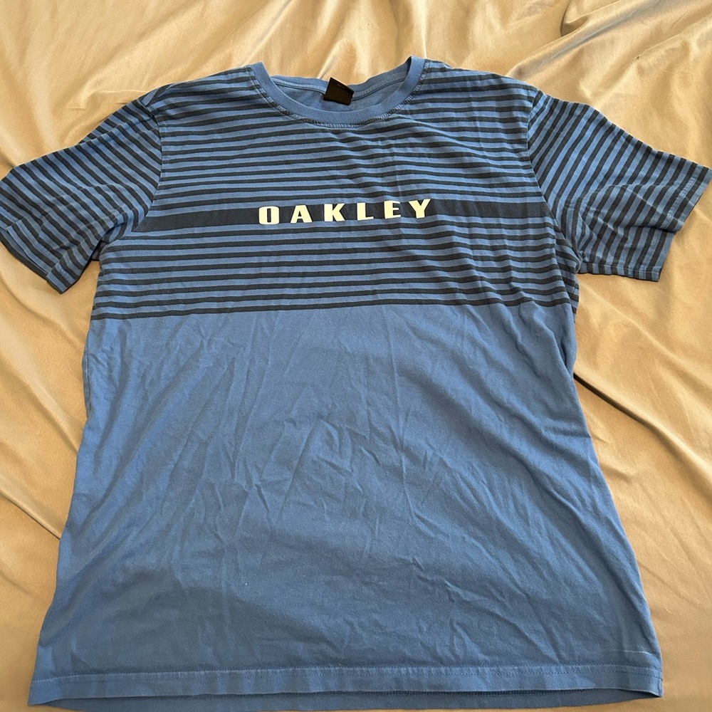 Oakley pinstripe shirt
